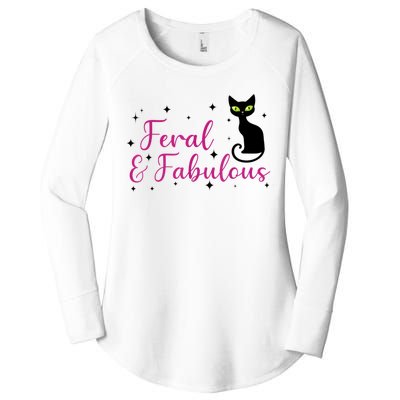 Feral & Fabulous Funny Women's Perfect Tri Tunic Long Sleeve Shirt