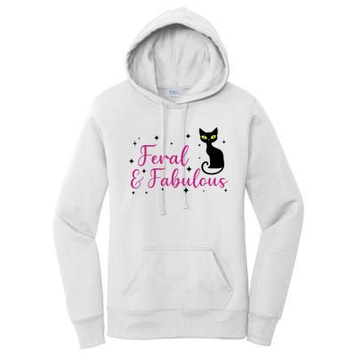 Feral & Fabulous Funny Women's Pullover Hoodie