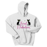 Feral & Fabulous Funny Kids Hoodie