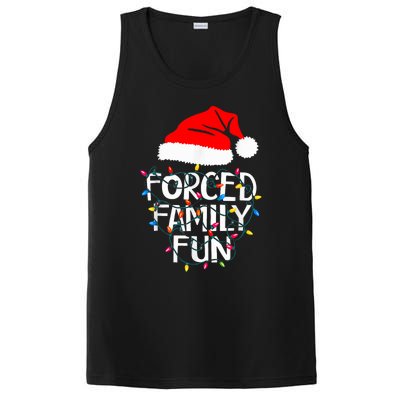 Forced Family Fun Sarcastic Christmas Funny PosiCharge Competitor Tank