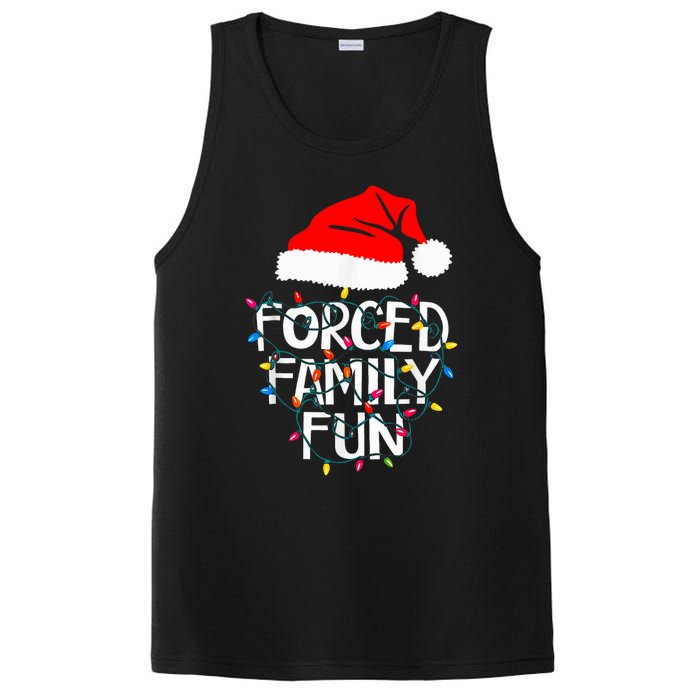 Forced Family Fun Sarcastic Christmas Funny PosiCharge Competitor Tank