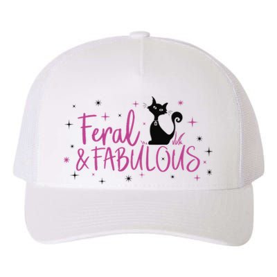 Feral & Fabulous Funny Yupoong Adult 5-Panel Trucker Hat