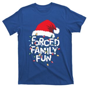 Forced Family Fun Sarcastic Christmas Pajamas T-Shirt