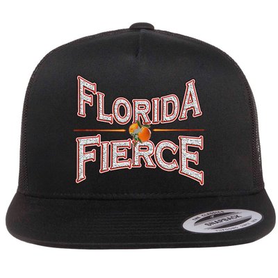 Florida Fierce Florida Strong Flat Bill Trucker Hat