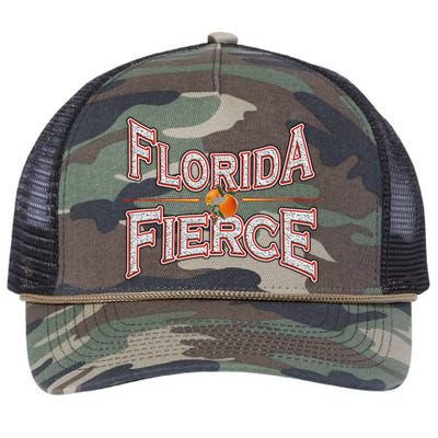 Florida Fierce Florida Strong Retro Rope Trucker Hat Cap