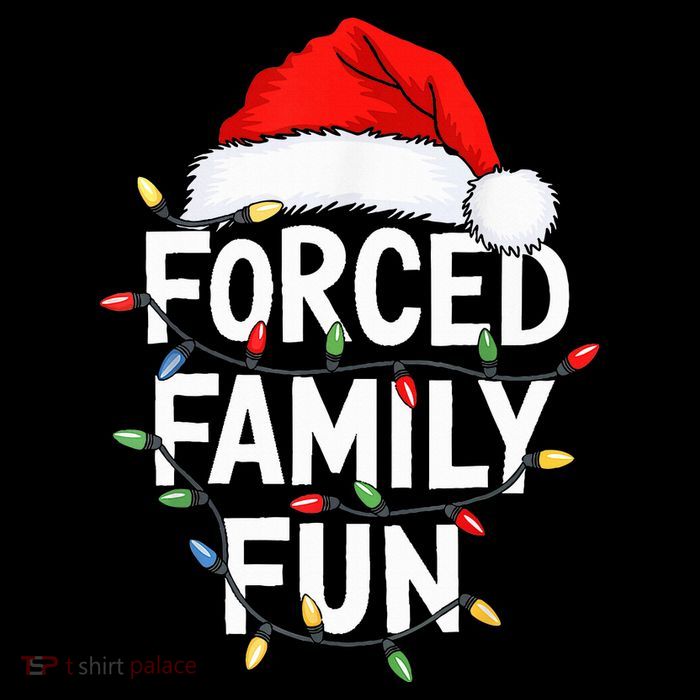 Forced Family Fun Christmas Pajamas Kids T-Shirt