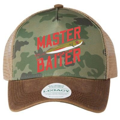 Funny Fishing Fisherman Master Baiter Legacy Tie Dye Trucker Hat