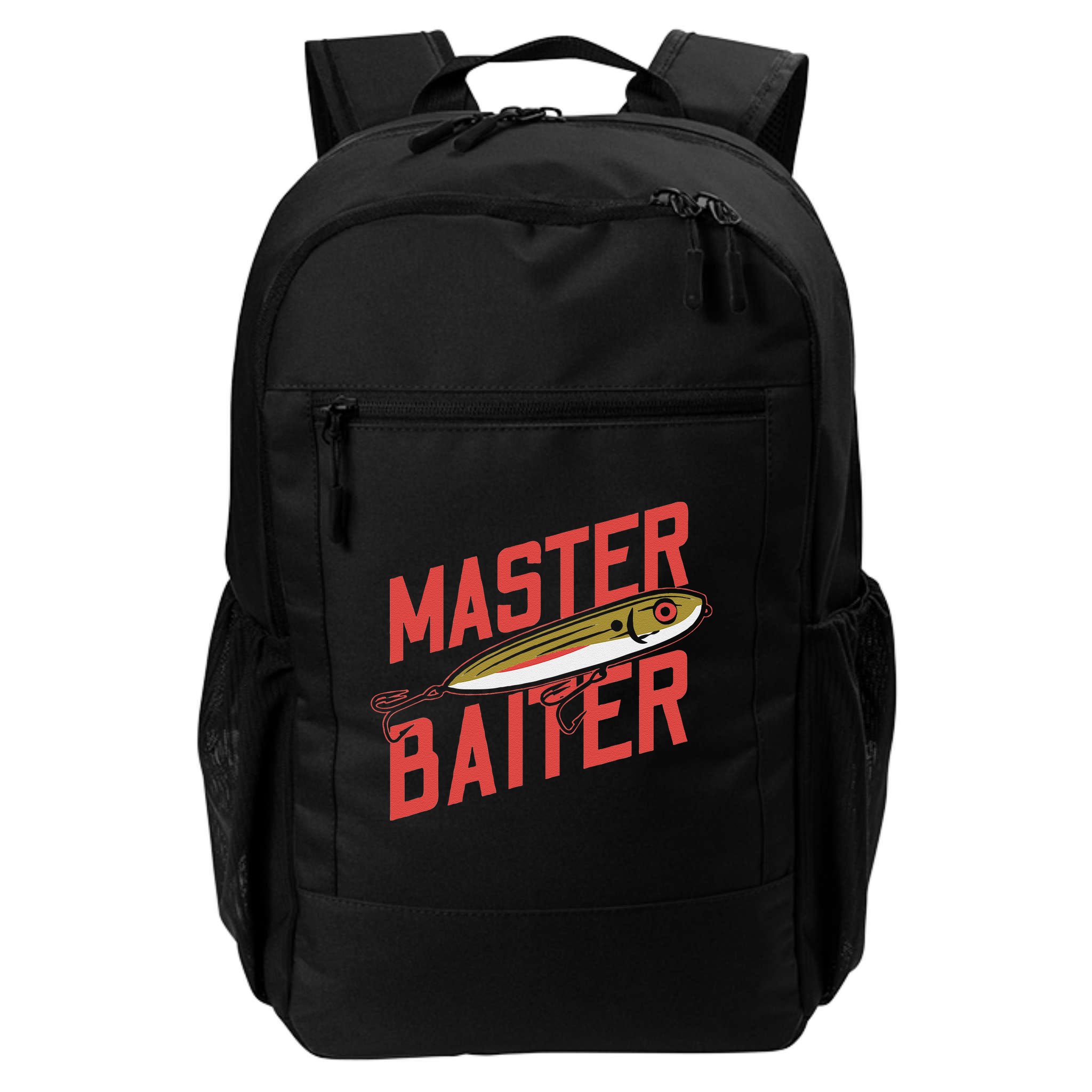 Funny Fishing Fisherman Master Baiter Backpack