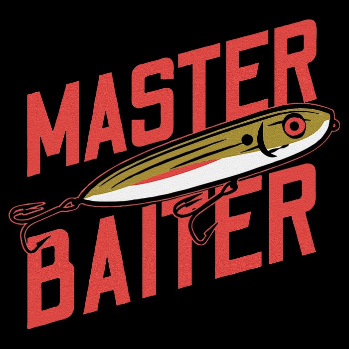 Funny Fishing Fisherman Master Baiter Button