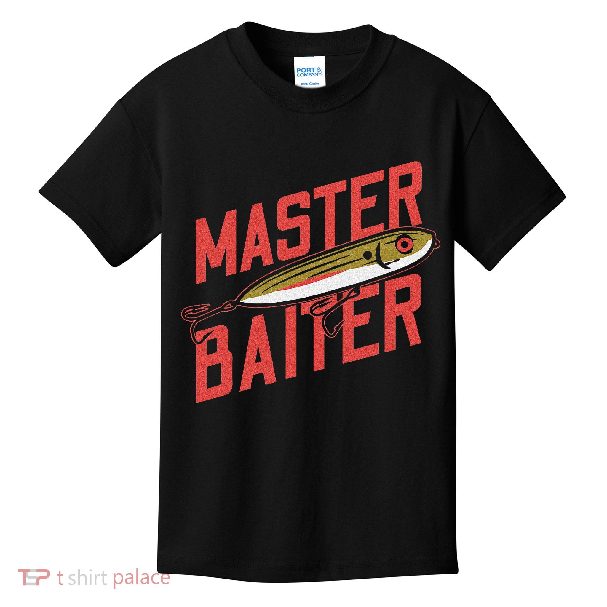 Funny Fishing Fisherman Master Baiter Kids T-Shirt