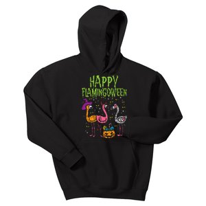 Flamingoween Fright Fest Hilarious Halloween Costume Kids Hoodie