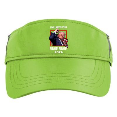 Fight Fighting Fighters Supporters Americans Donald Trump 2024 Adult Drive Performance Visor