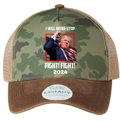 Fight Fighting Fighters Supporters Americans Donald Trump 2024 Legacy Tie Dye Trucker Hat