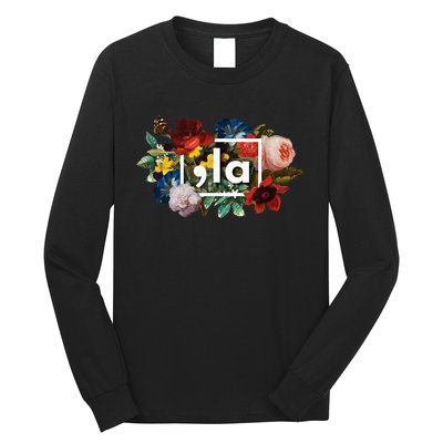 Floral Feminine Flowers Women Comma La Long Sleeve Shirt