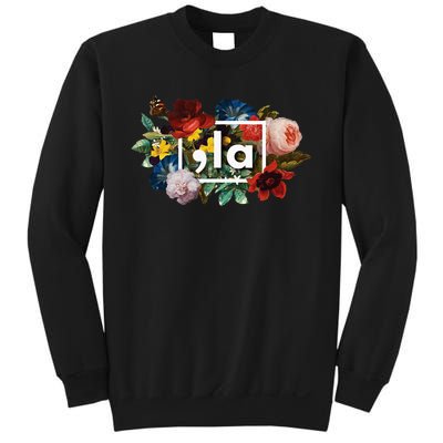 Floral Feminine Flowers Women Comma La Sweatshirt