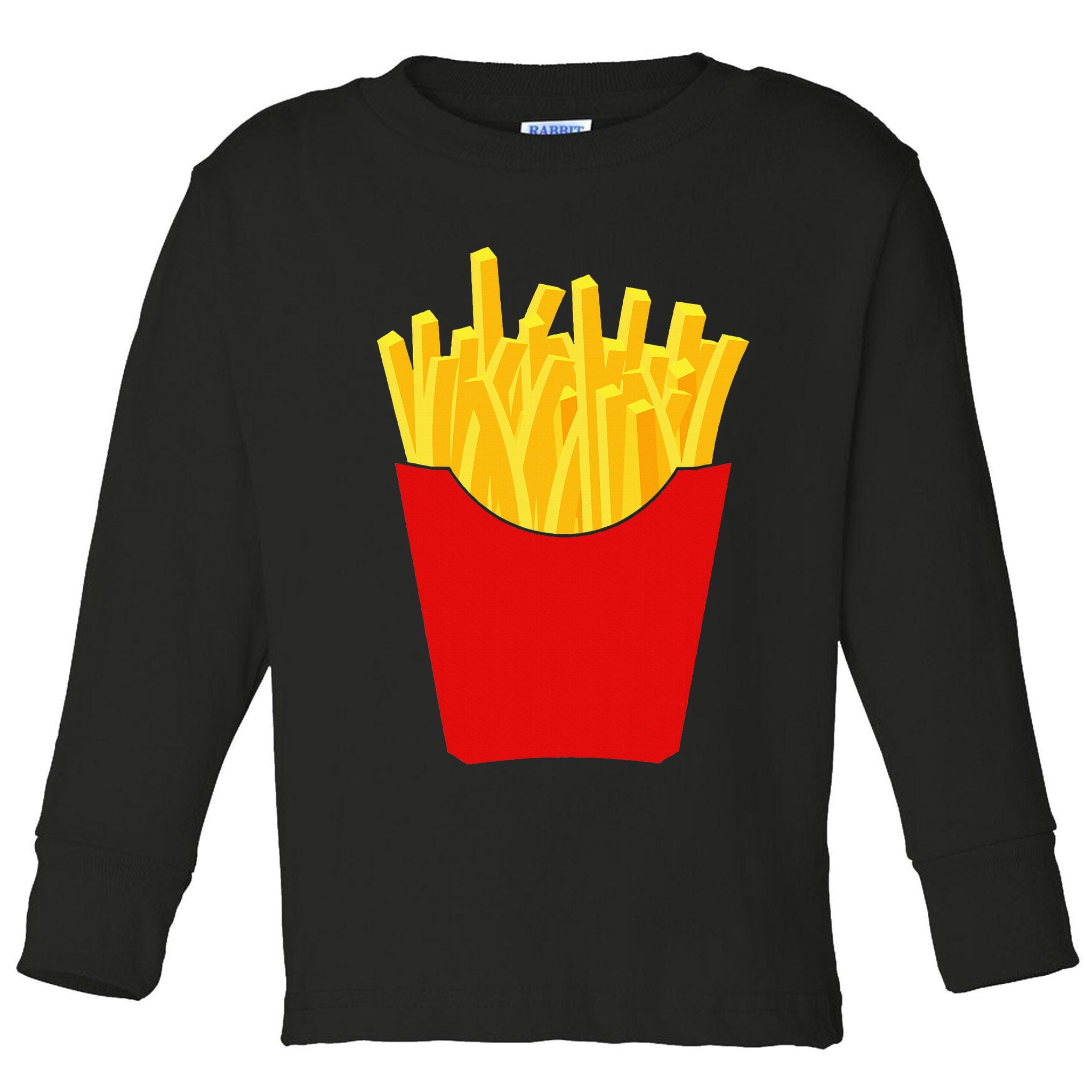 French Fries  French Fry Costume Toddler Long Sleeve Shirt