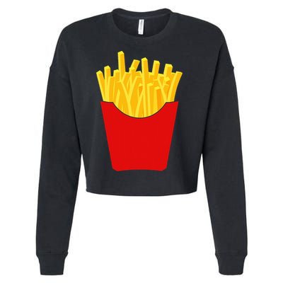 French Fries  French Fry Costume Cropped Pullover Crew