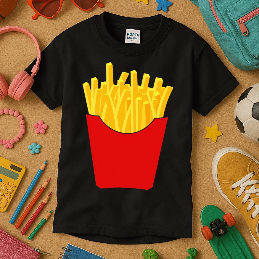 French Fries  French Fry Costume Kids T-Shirt