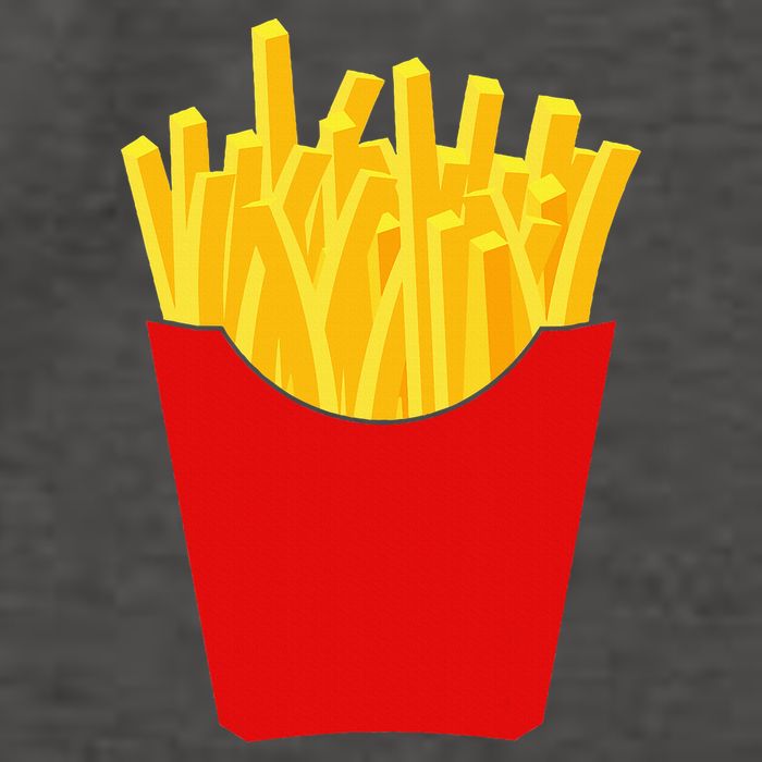 French Fries  French Fry Costume Vector Backpack