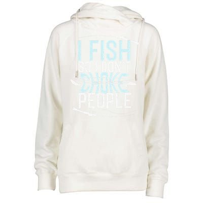 Fishing , Funny Fishing Tee, Fishing Lover Womens Funnel Neck Pullover Hood