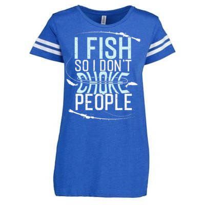 Fishing , Funny Fishing Tee, Fishing Lover Enza Ladies Jersey Football T-Shirt