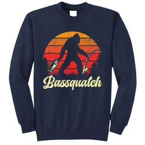 Funny Fishing For Bass Fish Fisherman Tall Sweatshirt