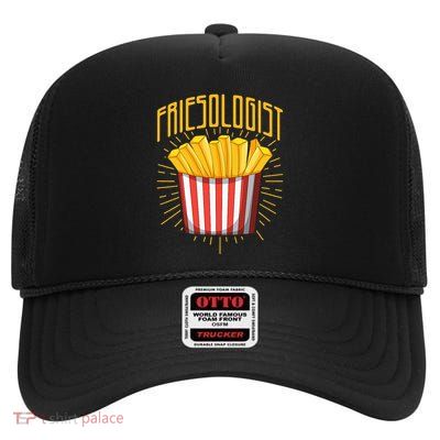 Friesologist French Fries French Fry Lover High Crown Mesh Back Trucker Hat