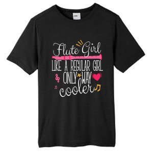 Flute Flutist Funny Player Music Orchestra Recital Gift Tall Fusion ChromaSoft Performance T-Shirt