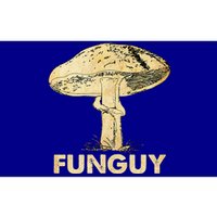 Funguy Funny Fungi Fungus Mushroom Funny Guy Vintage Bumper Sticker