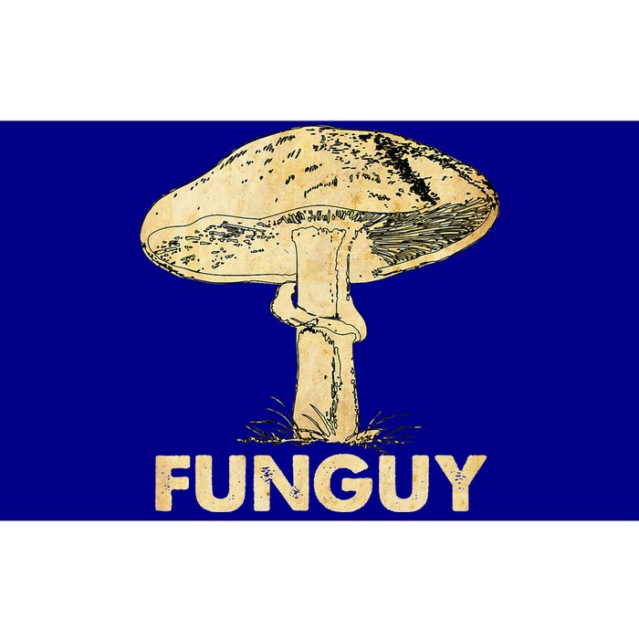 Funguy Funny Fungi Fungus Mushroom Funny Guy Vintage Bumper Sticker