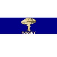 Funguy Funny Fungi Fungus Mushroom Funny Guy Vintage Bumper Sticker