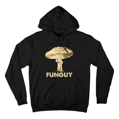 Funguy Funny Fungi Fungus Mushroom Funny Guy Vintage Hoodie