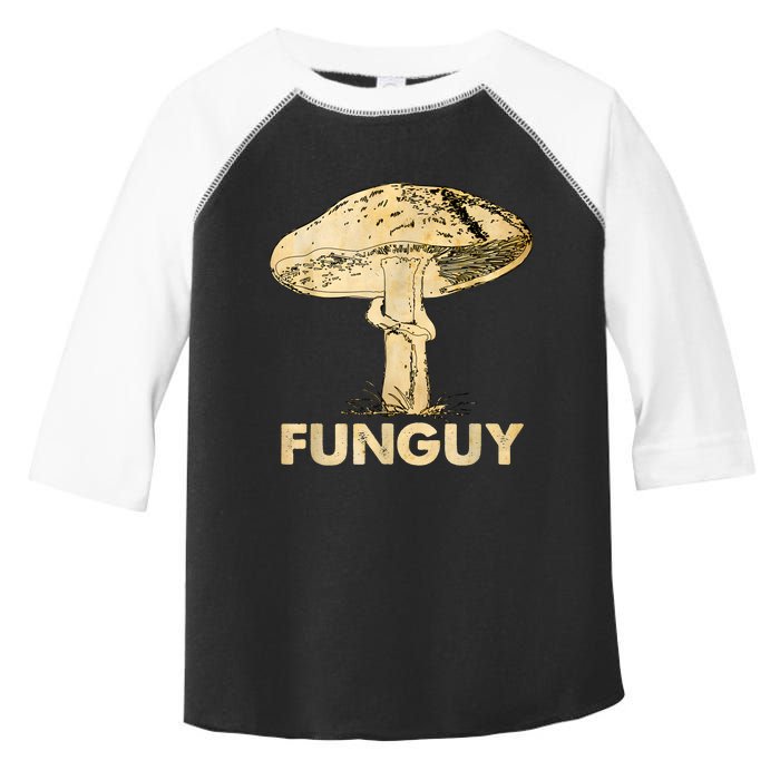 Funguy Funny Fungi Fungus Mushroom Funny Guy Vintage Toddler Fine Jersey T-Shirt