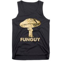 Funguy Funny Fungi Fungus Mushroom Funny Guy Vintage Tank Top