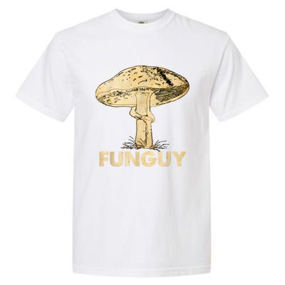 Funguy Funny Fungi Fungus Mushroom Funny Guy Vintage Garment-Dyed Heavyweight T-Shirt