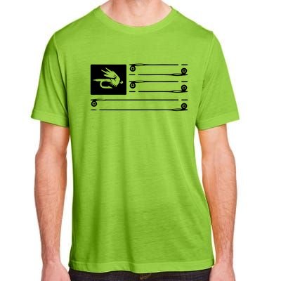 Fly Fishing Flag Adult ChromaSoft Performance T-Shirt