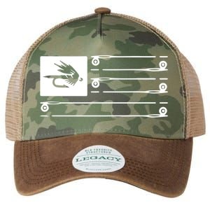 Fly Fishing Flag Legacy Tie Dye Trucker Hat