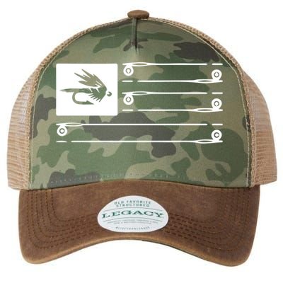 Fly Fishing Flag Legacy Tie Dye Trucker Hat