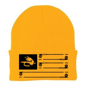 Fly Fishing Flag Knit Cap Winter Beanie