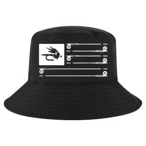 Fly Fishing Flag Cool Comfort Performance Bucket Hat