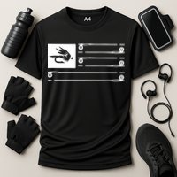 Fly Fishing Flag Cooling Performance Crew T-Shirt