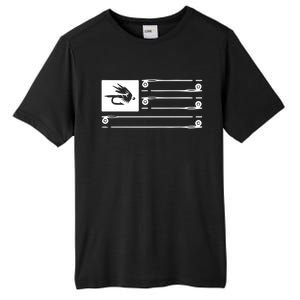 Fly Fishing Flag Tall Fusion ChromaSoft Performance T-Shirt