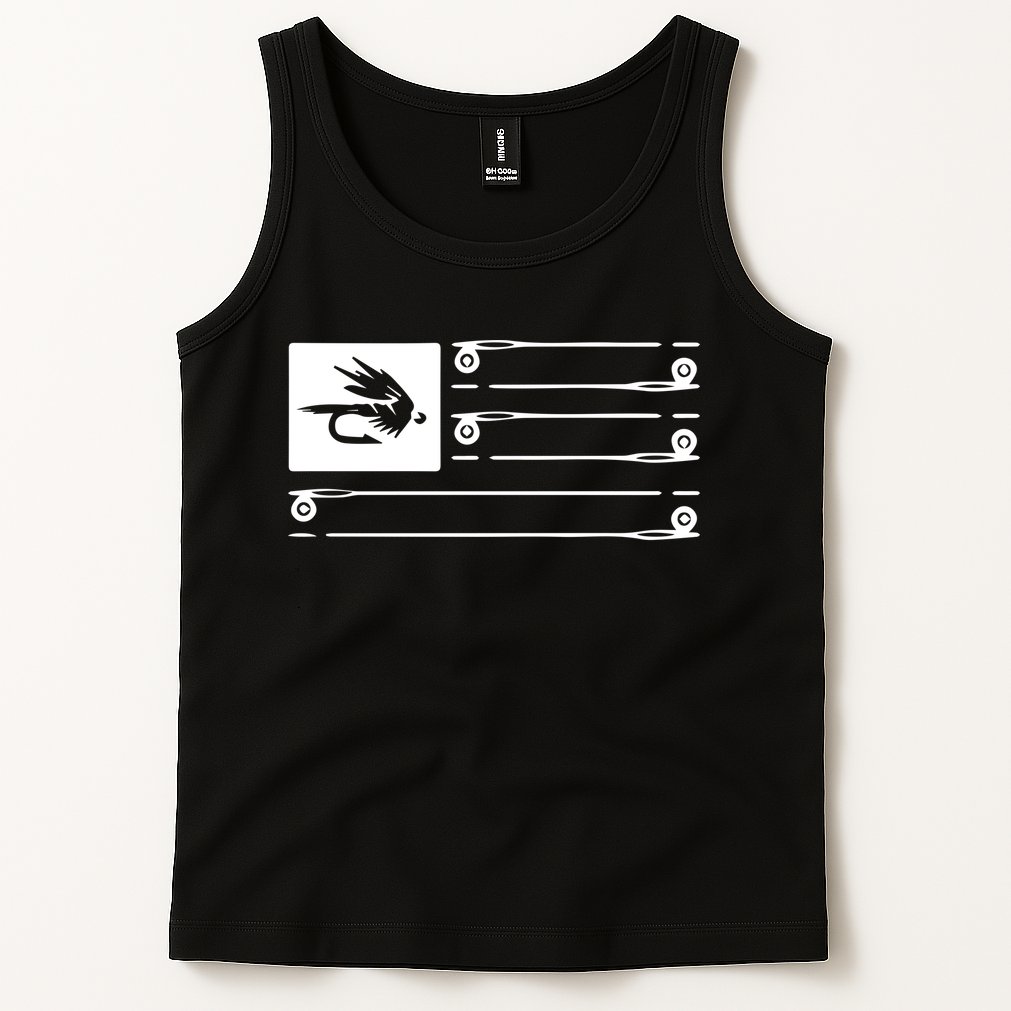 Fly Fishing Flag Tank Top