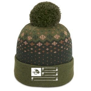 Fly Fishing Flag The Baniff Cuffed Pom Beanie