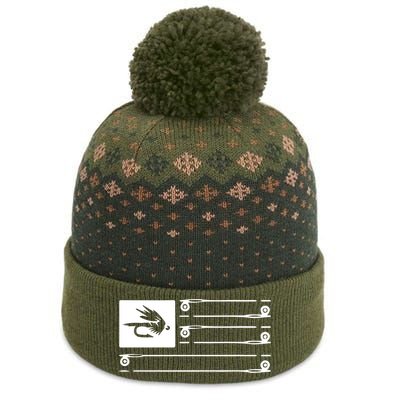 Fly Fishing Flag The Baniff Cuffed Pom Beanie