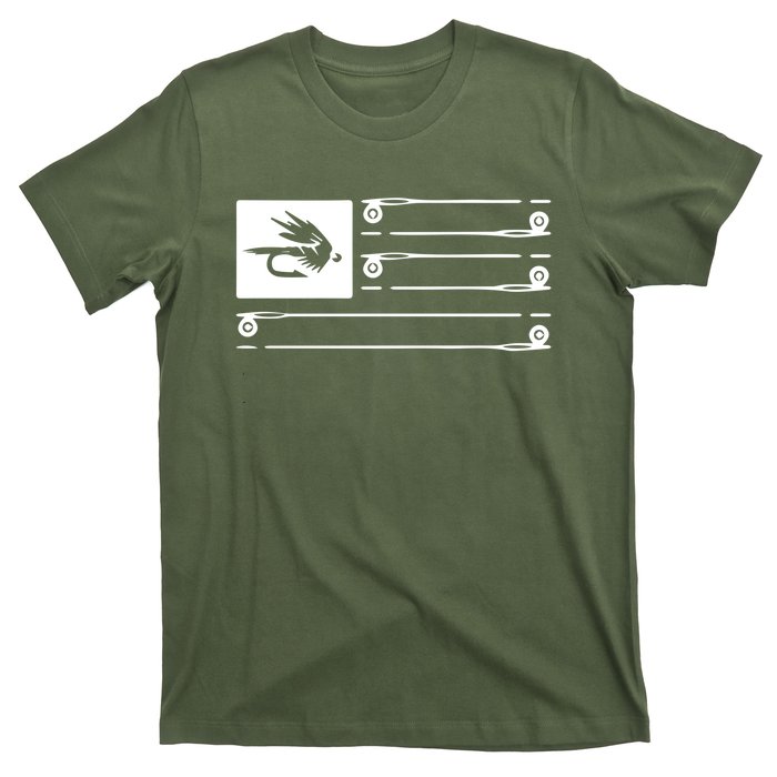 Fly Fishing Flag T-Shirt