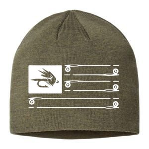 Fly Fishing Flag Sustainable Beanie