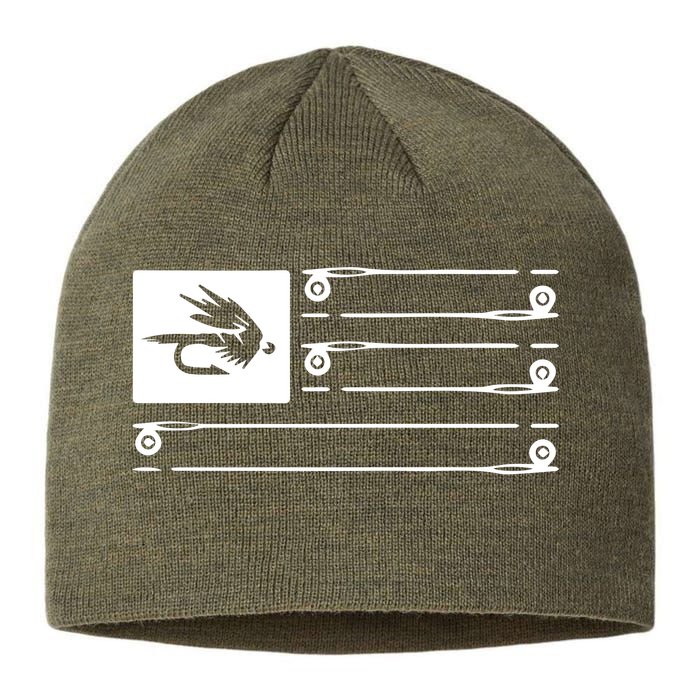 Fly Fishing Flag Sustainable Beanie