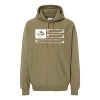 Fly Fishing Flag Premium Hoodie