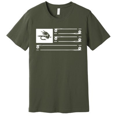 Fly Fishing Flag Premium T-Shirt